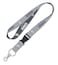 WinCraft NHL Seattle Kraken Charcoal 1'' Width Lanyard w/Detachable Buckle (16 Inch Opening)