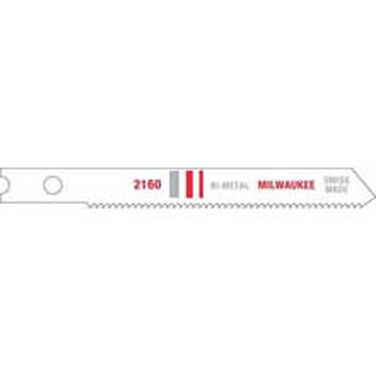 Milwaukee GIDDS2-2493816 3 5/8" High Speed Bi-Metal Jig Saw Blade 14 Teeth/Inch, 5-Pack