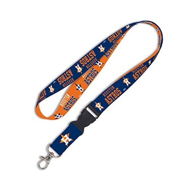 MLB Houston Astros Lanyard with Detachable Buckle, 1-Inch