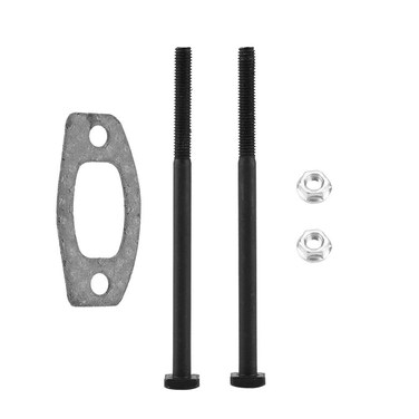 Muffler Gasket Kit Nut Bolt Kit Muffler Screw Gasket Assembly Set for Husqvarna 50 Special 51 55 Rancher Chainsaw