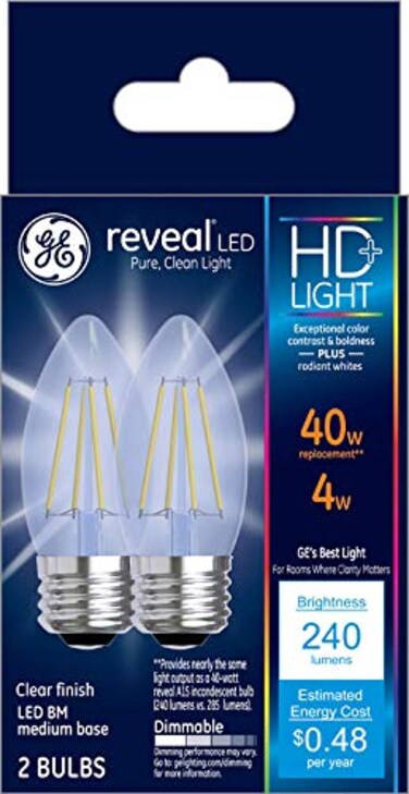 GE Bulb Led RVL Blnt Sw 4w