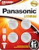 Panasonic CR1632 3.0 Volt Long Lasting Lithium Coin Cell Batteries in Child Resistant, Standards Based Packaging, 4-Battery Pack