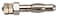 Pomona 72918 4 mm Plug with Threaded M3 Stud, 2 Nuts; 12 mm (0.5") Stud Length, 10 Piece