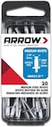 Arrow Fastener RMS1/8 1/8" Medium Steel Rivets 20 Count