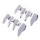 Exceart 8pcs Guitar Thumb Picks Thumb Picks for Guitar Electric Guitar Picks Finger Picks for Guitar Stainless Steel Guitar Picks Bass Picks Classical Banjo Dial 4 Piece Set