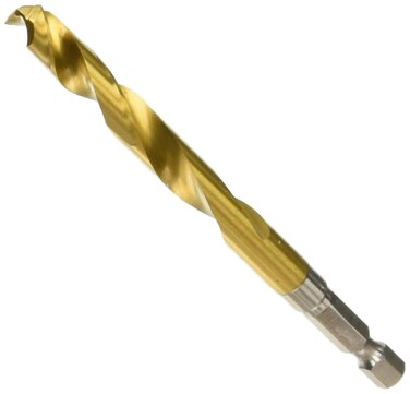 Milwaukee Electric Tool 48-89-4618 Twist Impact Drill Bit, 21/64" Diameter x 4.49" L, 2-47/64 ", 1/4" Hex Shank, 135 Degree