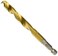 Milwaukee Electric Tool 48-89-4618 Twist Impact Drill Bit, 21/64" Diameter x 4.49" L, 2-47/64 ", 1/4" Hex Shank, 135 Degree