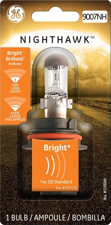 GE Lighting 9007NH/BP Nighthawk Halogen Automotive Headlight Bulb