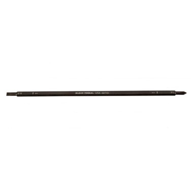 Klein Tools 32713 Screwdriver Blade, Made in USA, Adjustable Length Replacement Blade with #1 Phillips and 3/16-Inch Slotted Tips