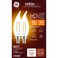 GE Relax LED Light Bulbs, 40 Watt, Soft White, Decorative Bulbs, Clear, Small Base 2 Count (Pack of 1)
