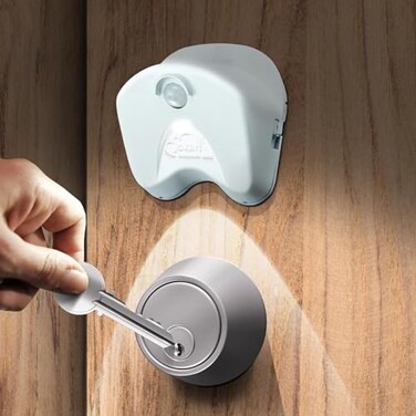 Jokari Lock Light Easy to Install Motion-Activated Deadbolt Illuminator for Effortless Nighttime Entry. Bright LED, Perfect for Enhanced Security and Convenient Key Access to Unlock Doors in The Dark