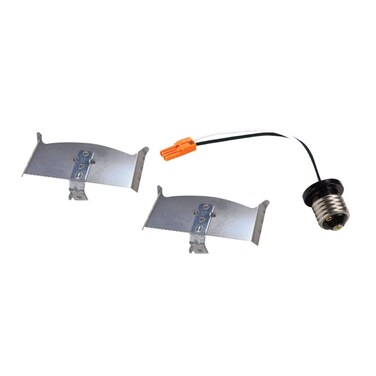 HALO SMD4 Friction Clips and Edison Base Adapter SMD4ACCKIT, white