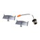 HALO SMD4 Friction Clips and Edison Base Adapter SMD4ACCKIT, white