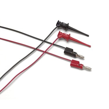 Fluke TL950 2 Piece Mini-Pincer Test Lead Set, 30V rms/60V DC Voltage, 5A Current, 90cm Long