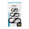Nite Ize S-Biner SlideLock Stainless Steel Dual Locking Carabiner - S-Biner Key Holder with Locking Gate - Carabiner Organizer for Keys &amp; Camping Accessories - Assorted Sizes, Black (3 Pack)