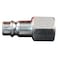 Milton S-761-1 1/4" FNPT V Style High Flow Steel Plug - Pack of 2