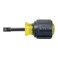 Klein Tools 600-1 5/16-Inch Flat Head Screwdriver with Cabinet Tip, Made in USA, 1-1/2-Inch Heavy Duty Round Shank and Cushion Grip Handle