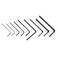 Exceart 9pcs metal guitar metal wrench guitar tools key accessories hotfix tool guitar repair tool guitar accessories wrench hex key electric bass guitars allen wrench Fashion wrench tool