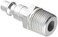Milton S-733 3/8" MNPT M Style Plug - Pack of 2