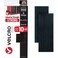 VELCRO Brand Heavy Duty Fasteners   4x2 Inch Strips with Adhesive 8 Sets   Holds 10 lbs   Black Industrial Strength Stick On Tape   Indoor or Outdoor Use (VEL-30703-USA), 8 Count (Pack of 1)