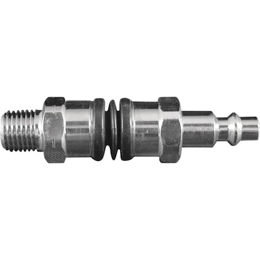 Milton Variable Angle Swivel- 1/4in MNPTx1/4in M-Style Plug Model# S99681-4