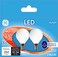 GE LED Light Bulbs, 4.5 Watt (40 Watt Equivalent) Daylight, Frosted Finish, Decorative Light Bulbs, Candelabra Base, Dimmable (2 Pack)