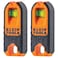 Klein Tools MSF1002 Magnetic Stud Finder and Level, Compact, Wood and Metal Detector with Bubble Vial for Accurate Markings, Felt Pad Backing, 2-Pack