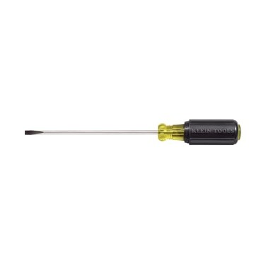 Klein Tools 601-6 3/16-Inch Cabinet Tip Screwdriver 6-Inch, Made in USA