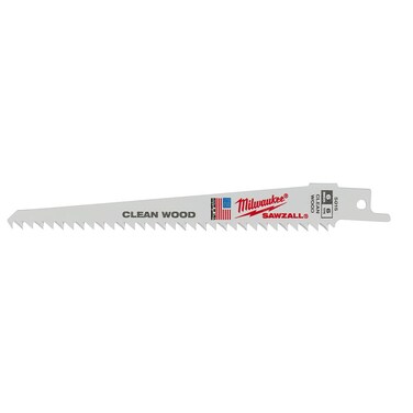 Milwaukee 48-00-5015 Super Sawzall Blade, 6 Teeth per, 6