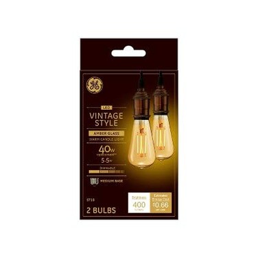 BULB LED ST19 AMBR 5.5W2