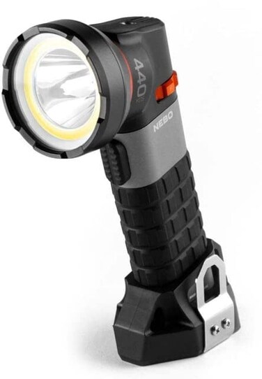 NEBO Luxtreme SL25R 500 lm Black LED Spotlight 18650 Battery