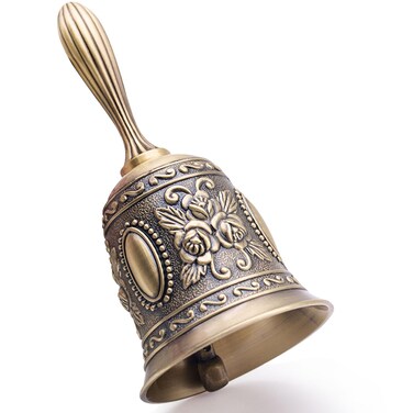DomeStar Hand Bell Call Bell Brass Wedding Bells Christmas Bells