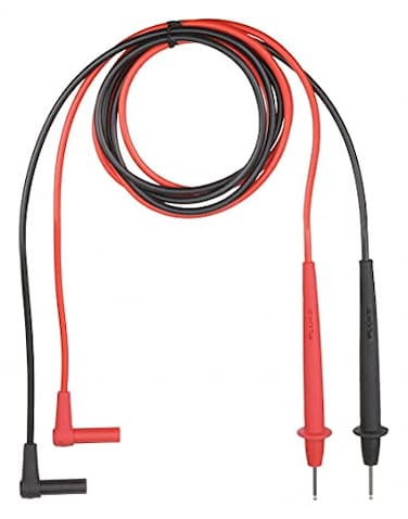 Test Leads, 48 in. L, 1000VAC, Black/Red, PR