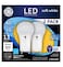 GE Lighting 93095629 LED Bulb, A19, 800 Lumens, 10-Watt, 2-Pk. - Quantity 1
