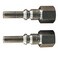 Milton S-792 1/4" FNPT L Style Plug - Pack of 2