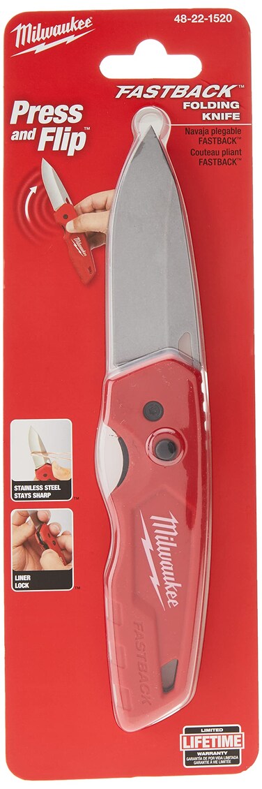 Milwaukee Fastback-Knife Smooth Folding 48-22-1520
