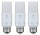 GE Lighting 79368 LED Bright Stik 10-watt (60-Watt Replacement), 760-Lumen Light Bulb Non-Dimmable with Medium Base, Soft White, 1 Box (3 Bulbs Total)
