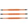Klein Tools 13157 Insulated Screwdriver Blades, Interchangeable Single-End Replacement Blades for Klein Insulated Screwdrivers, 3-Pack