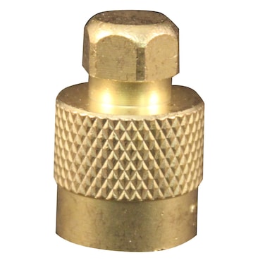 Milton 1457 Brass Screwdriver Type Valve Caps - Box of 10