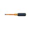Klein Tools 602-4-INS 1/4-Inch Cabinet Tip Insulated Screwdriver, 4-Inch, Made in USA