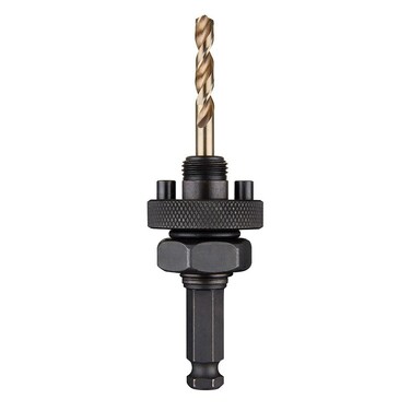 Milwaukee Hole Dozer Carbide Teeth Large Quick-Change Hole Saw Arbor, 7/16-Inch Shank Size