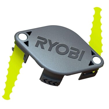 Ryobi ACFHRL2 Polycarbonate Bladed Trimmer Head Compatible with Ryobi 18-Volt, 24-Volt, and 40-Volt Strimmers (2 Pack)