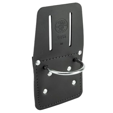 Klein Tools 5456 Leather Hammer Holder with Slotted Connection and Metal Ring