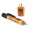 Klein Tools NCVT1XTKIT Non-Contact Low Voltage Tester Pen and GFCI Outlet Premium Test Kit, 70V to 1000V AC, Detects Common Wiring Problems