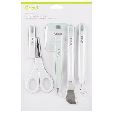 Cricut Basic Tool Set - 5-Piece Precision Tool Kit for Crafting and DIYs, Perfect for Vinyl, Paper &amp; Iron-on Projects, Great Companion for Cricut Cutting Machines, Mint