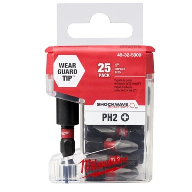 MILWAUKEE ELEC TOOL 48-32-5009 25PK 1" Magnetic Bit Holder