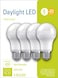 GE Lighting LED Light Bulbs, A19 Standard Bulb, 6 Watts (40 Watt Equivalent) Daylight, Medium Base, Non-Dimmable (4 Pack)