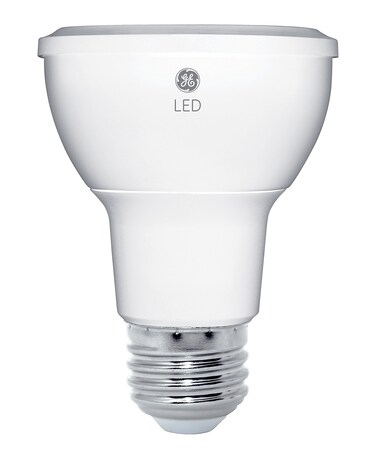 GE LED PAR20 Indoor/Outdoor Floodlight, 7 watts, 550 lumens, 5000k Daylight, Dimmable