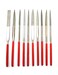 Harrier Guitar Nut Files Needle Fret Saddle Files Guitar Repair Luthier Tool Set of 10Pcs.