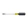 Klein Tools 602-6 5/16-Inch Keystone Tip Screwdriver, Made in USA, 6-Inch Heavy Duty Round Shank with Cushion Grip Handle